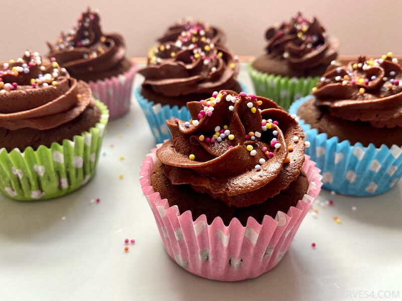 Chocolate Cupcakes with Chocolate Buttercream