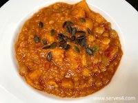 Easy Family Vegan Dinner Recipes: Chunky Lentil Soup
