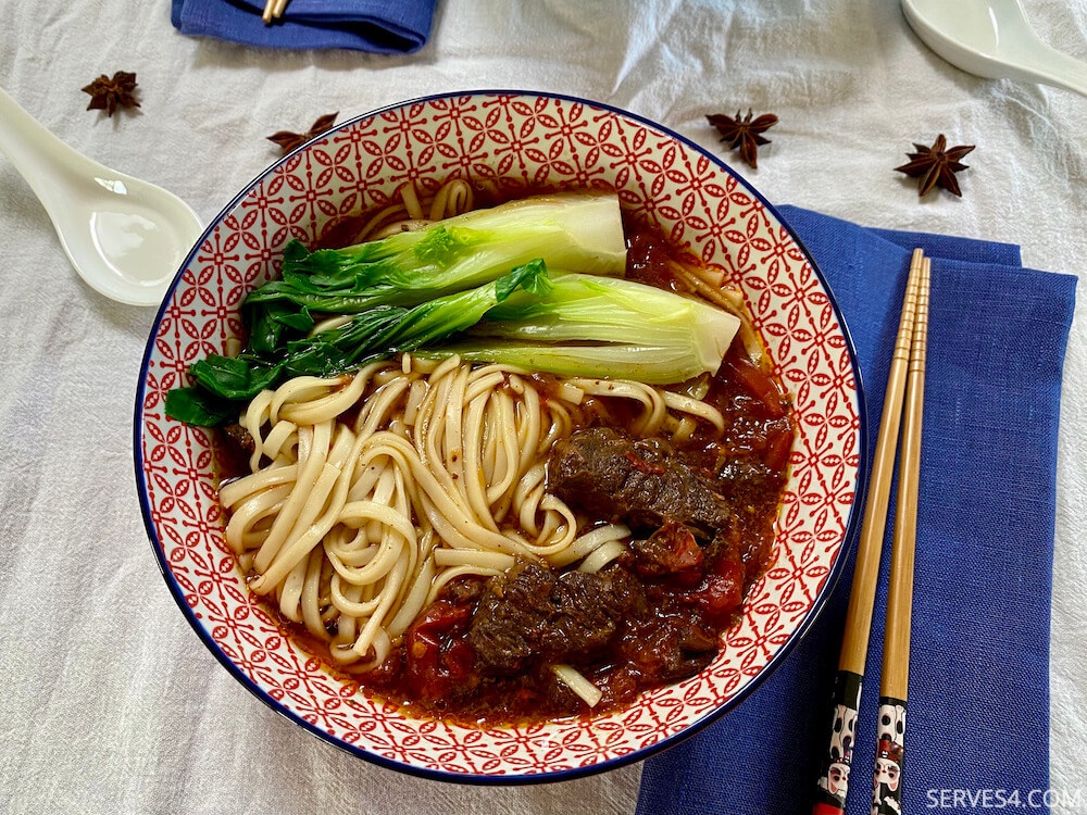 Red Braised Beef Noodle Soup (红烧牛肉面)