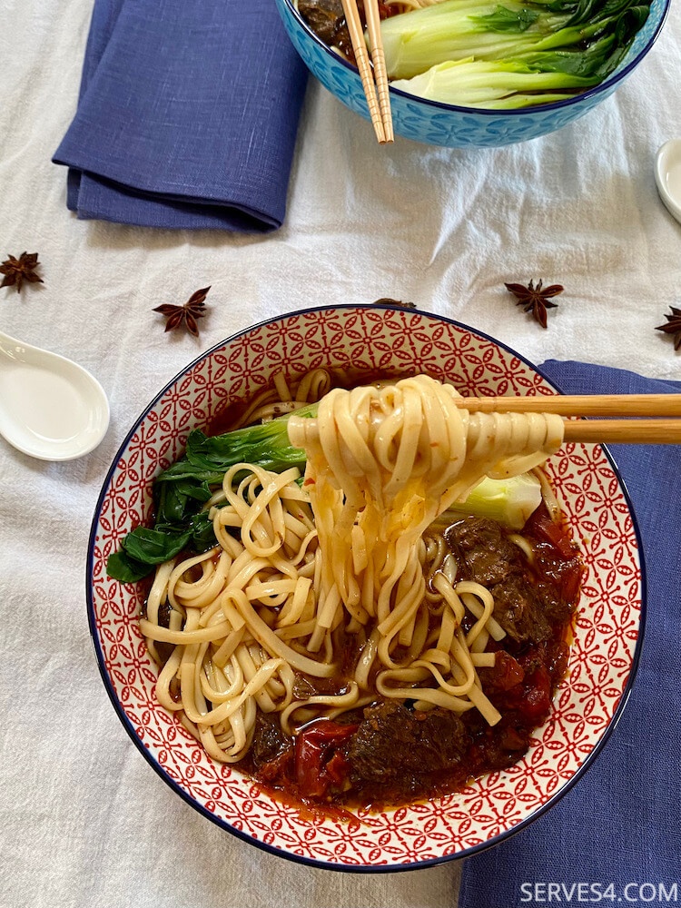 Red Braised Beef Noodle Soup (红烧牛肉面)