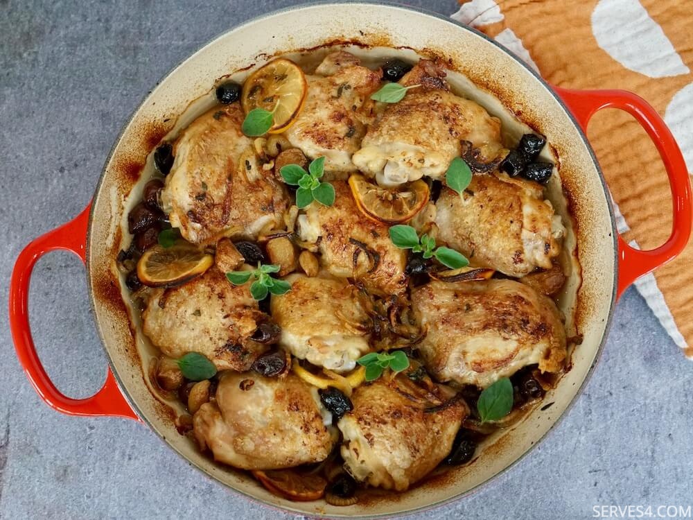 Chicken with Lemon and Olives