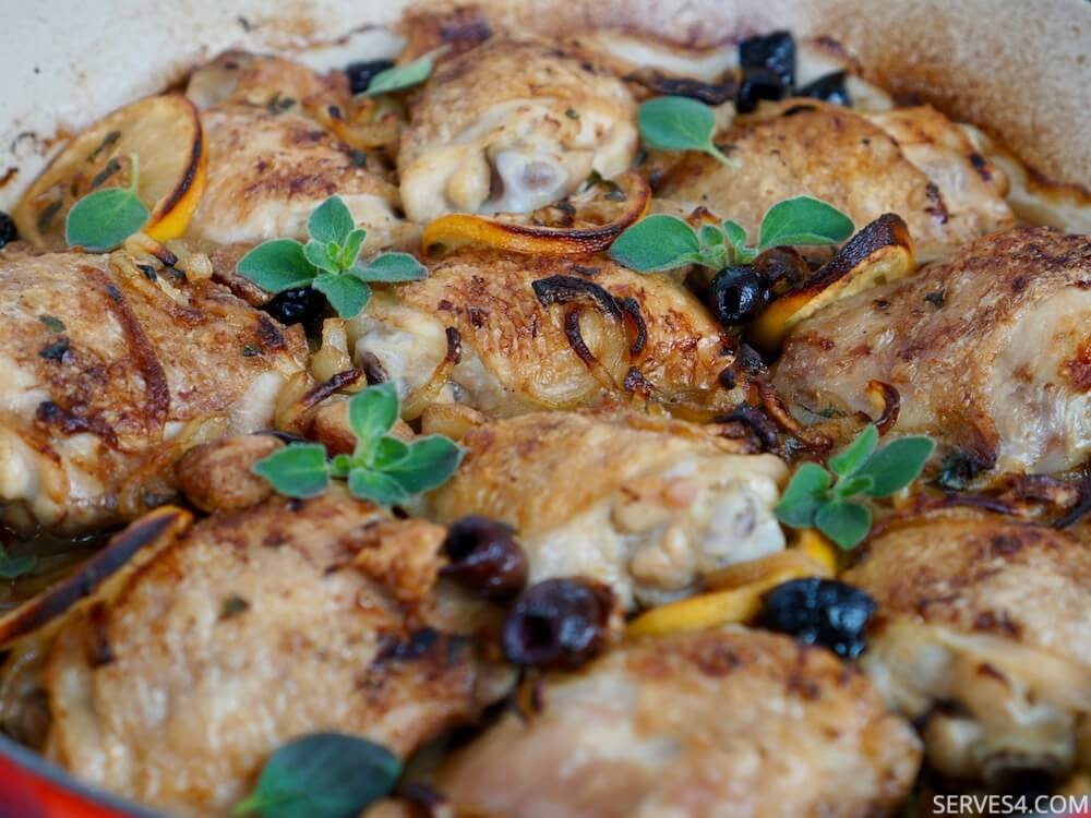 Chicken with Lemon and Olives