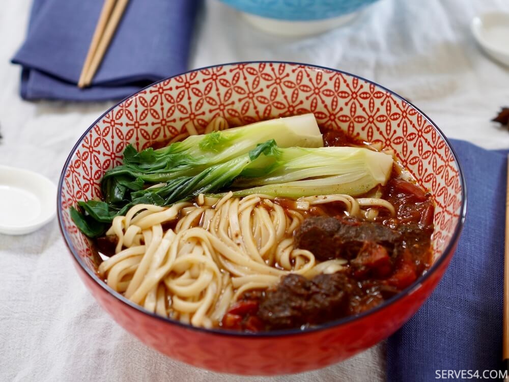 Instant Pot Red Braised Beef Noodle Soup (红烧牛肉面)