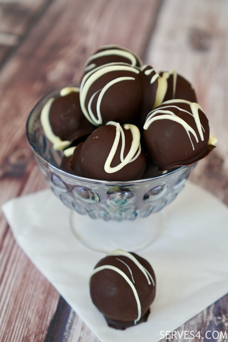 These chocolate covered marzipan bites are such a luxurious treat yet so simple to make.