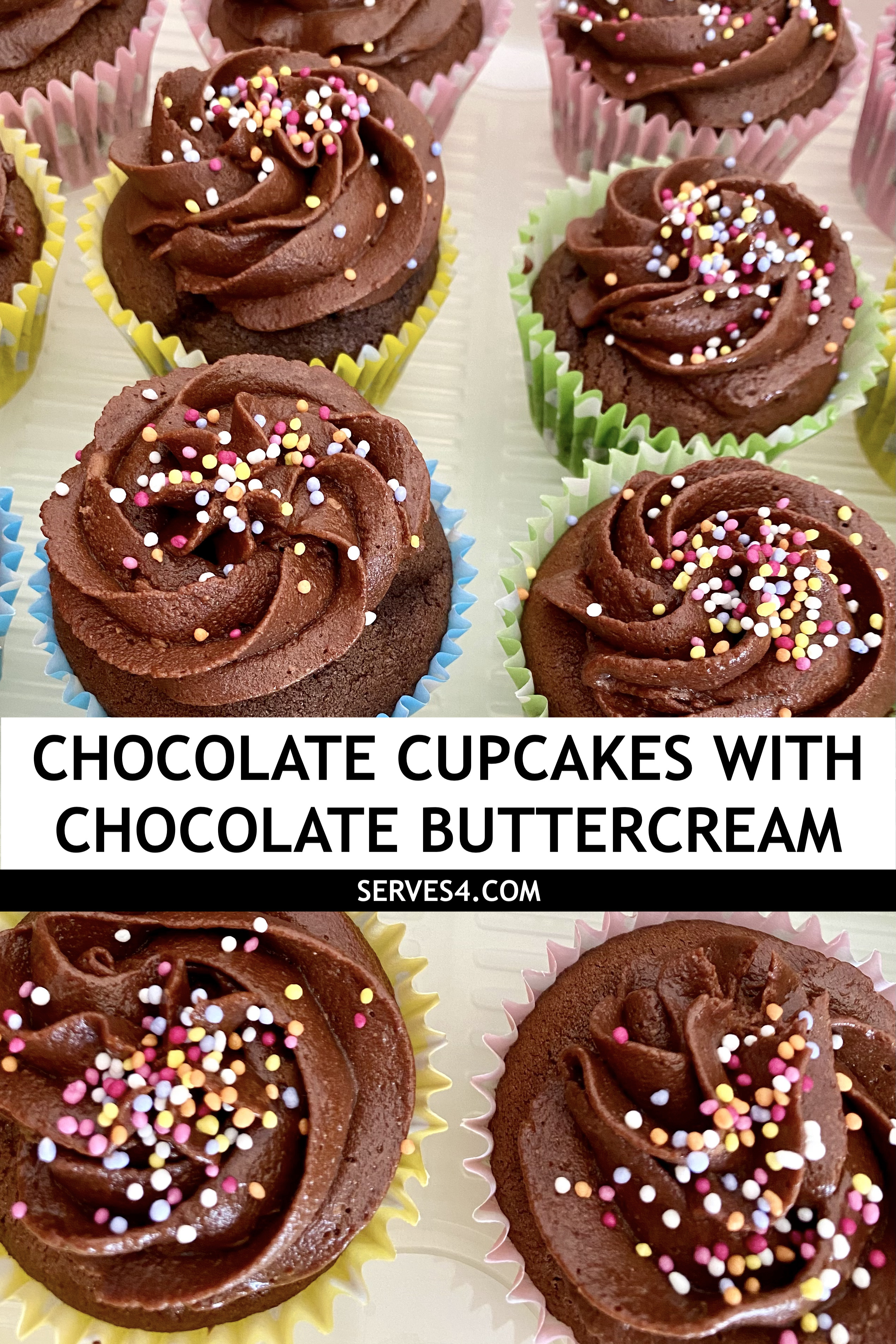 Chocolate Cupcakes with Chocolate Buttercream