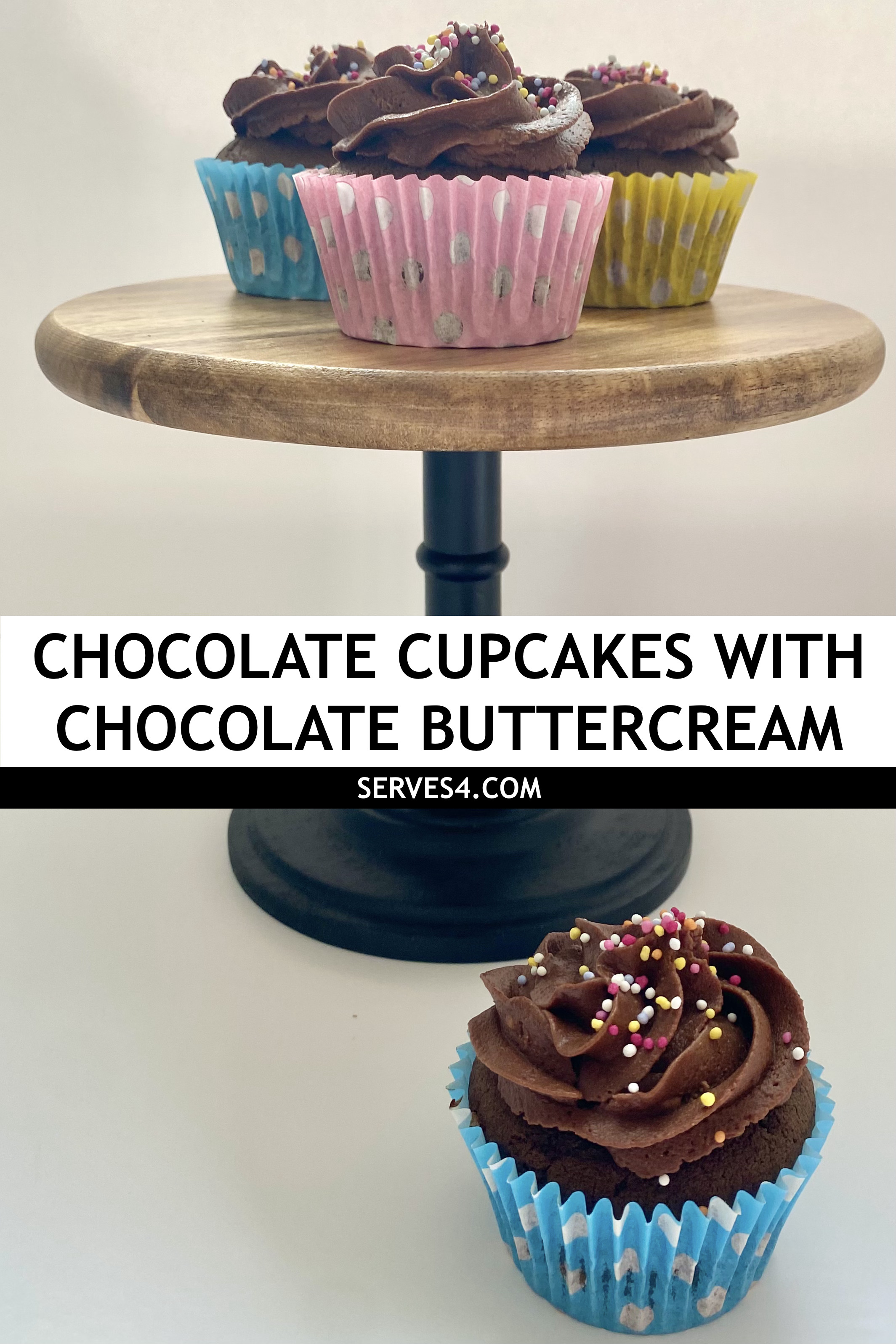 Chocolate Cupcakes with Chocolate Buttercream