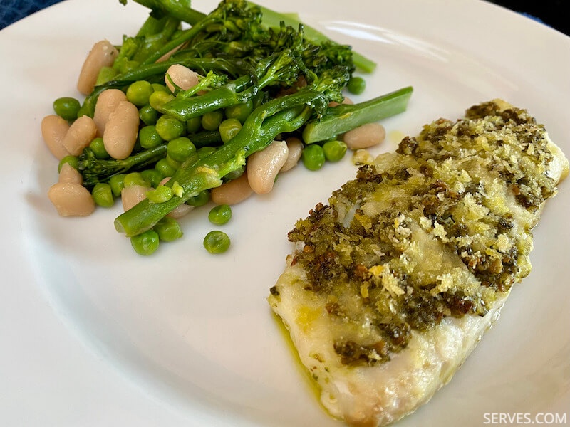 Cod with Pesto