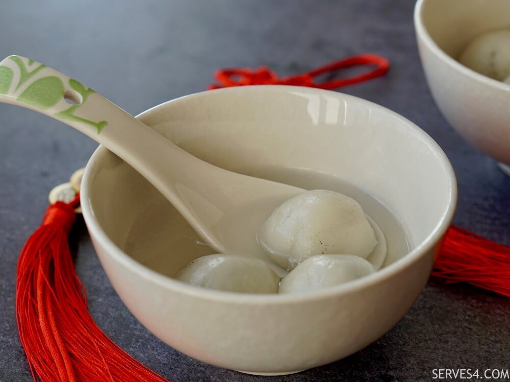 Rice and Noodle Recipes: Glutinous Rice Balls with Black Sesame (Tang Yuan | 汤圆)