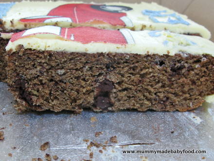 Banana and chocolate have always made a nice pair, and there's no exception in this home made cake recipe for Banana Chocolate Chunk Cake.