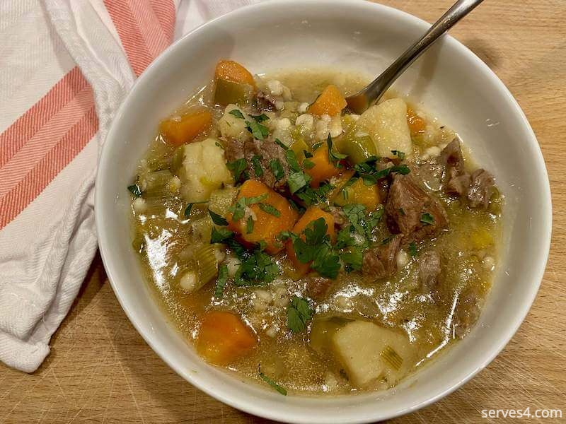 Irish Stew made in the Instant Pot