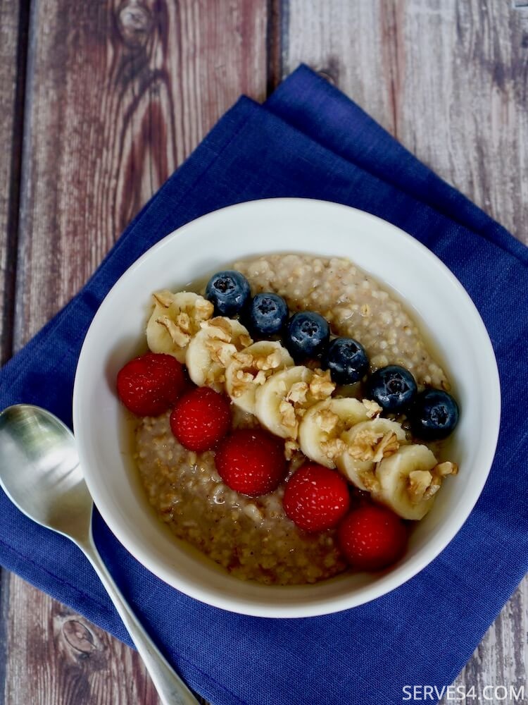 Instant Pot Porridge With Steel Cut Oats