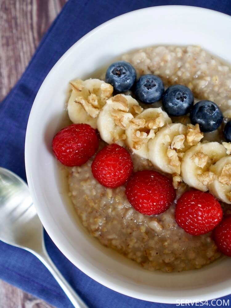 Instant Pot Porridge With Steel Cut Oats