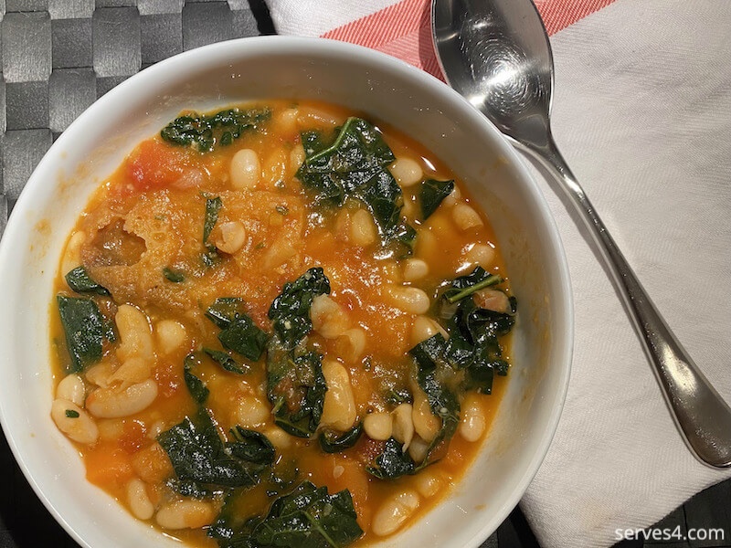 This Instant Pot Tuscan Bean Soup is packed with vegetable goodness, making it as nutritious as it is comforting.