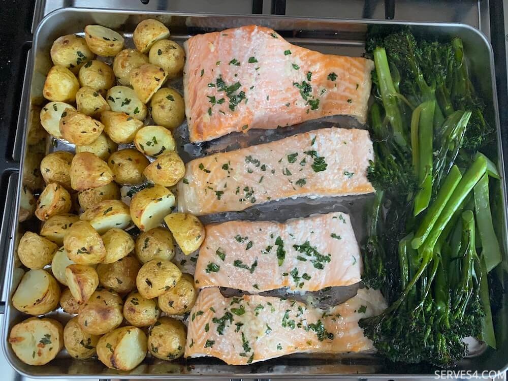 Garlic Baked Salmon Recipe