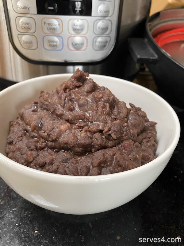 How to Make Red Bean Paste (Hong Dou Sha | 红豆沙) in the Instant Pot