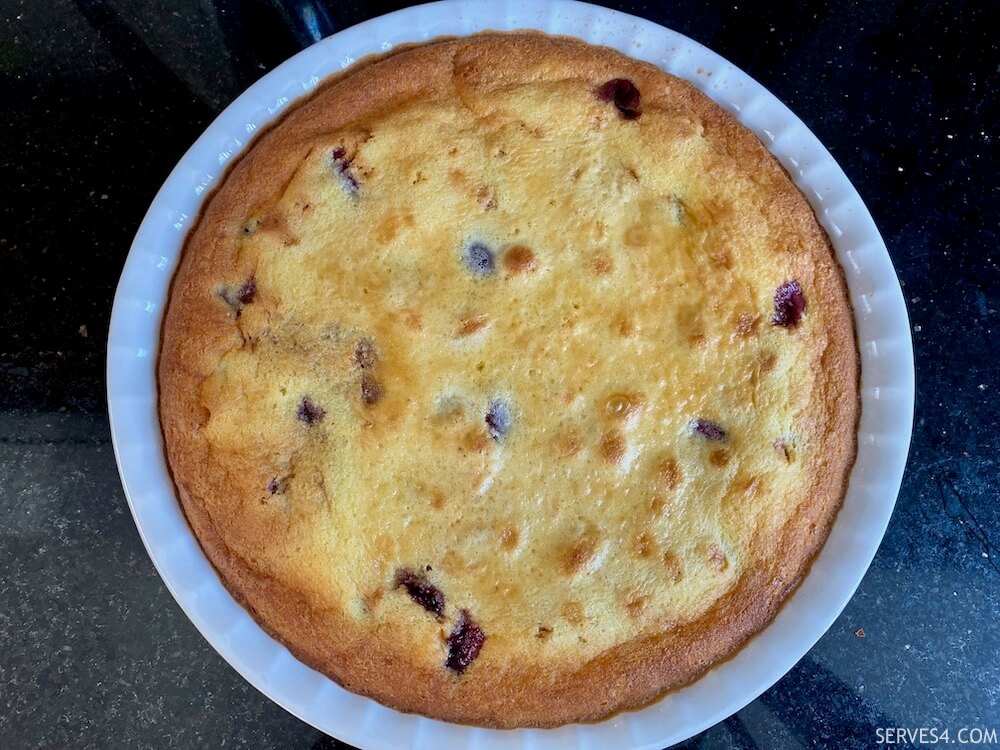 Making Cherry Clafoutis