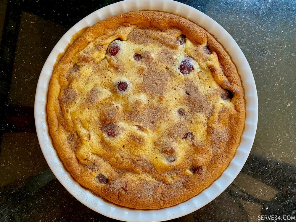 Making Cherry Clafoutis