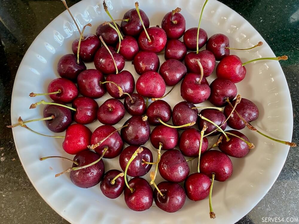 Making Cherry Clafoutis