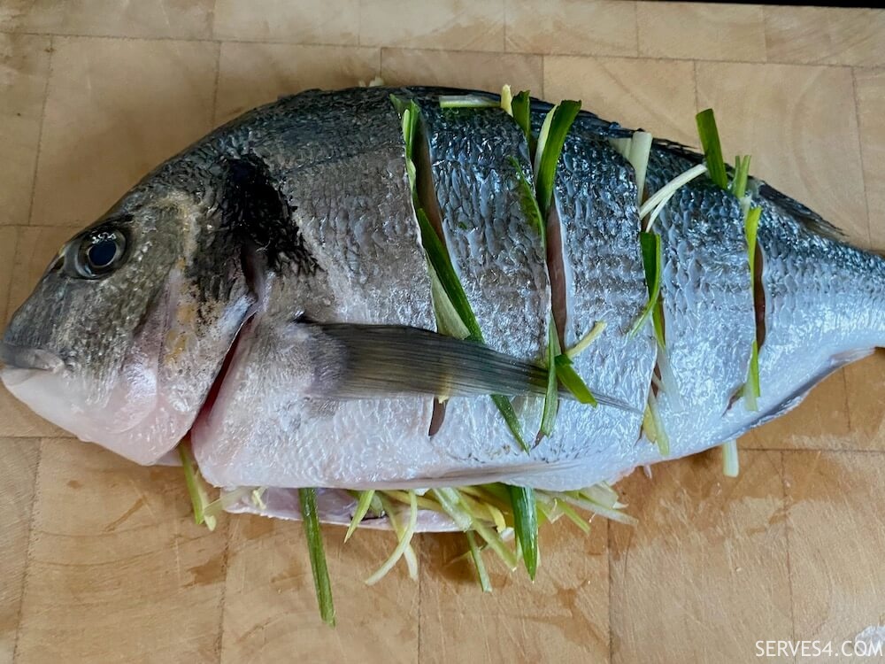 Making Chinese Steamed Fish