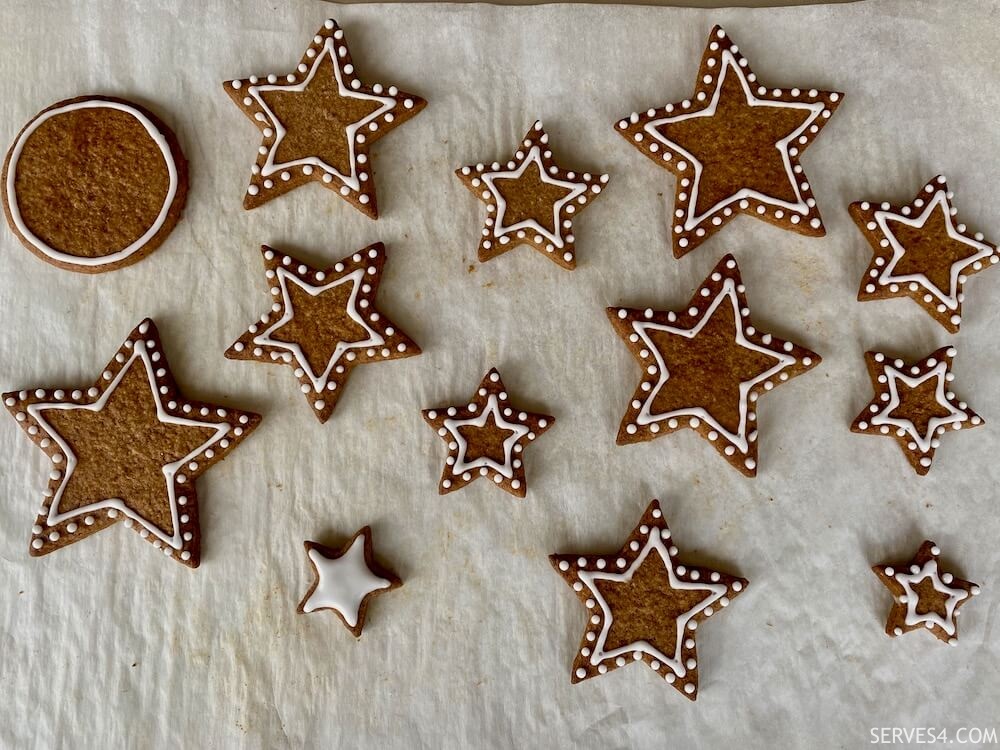 Making Gingerbread Christmas Trees