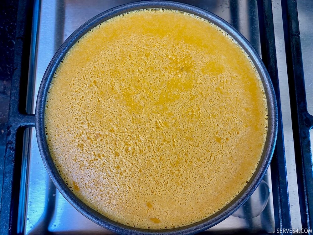 Making Pumpkin Cheesecake