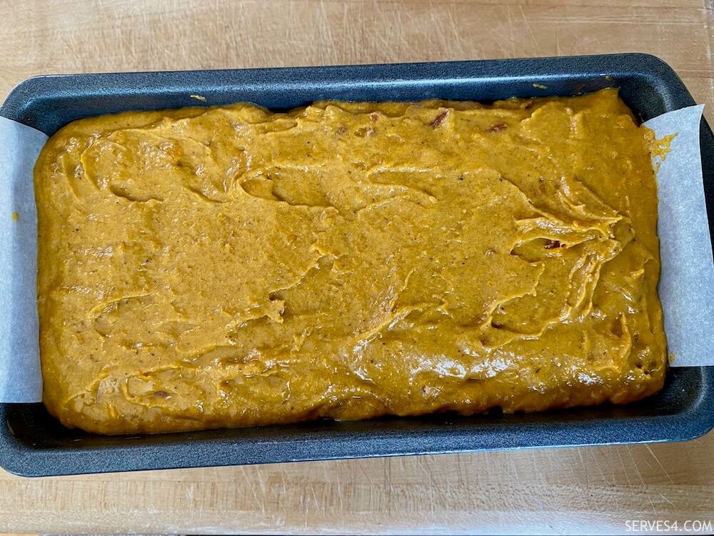 Making Pumpkin Pecan Bread 13