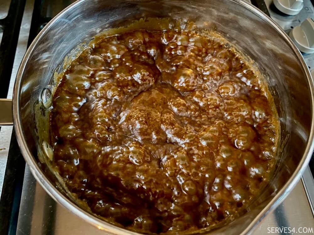 Making Sticky Toffee Pudding