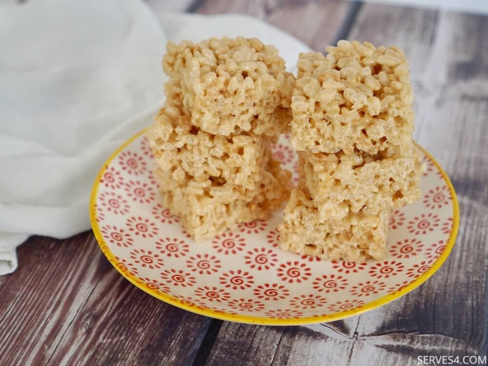 These no bake marshmallow Rice Krispies treats are a classic childhood favourite and so quick to make.