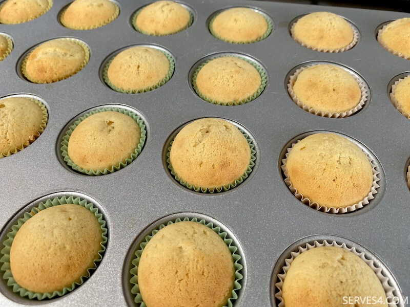 Mini Vanilla Cupcake Recipe