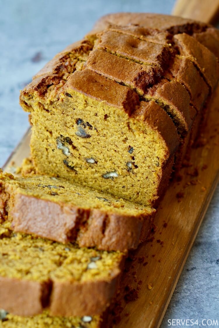 This pumpkin pecan bread is easy to make, delicious to eat, and the perfect autumnal treat for when the weather starts to turn.