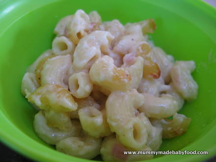 Quick Pasta Recipe for Baby: Baked Macaroni and Cheese