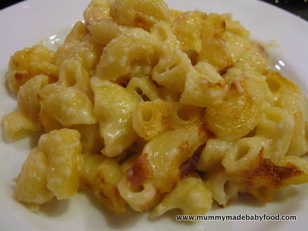 Quick Pasta Recipe for Baby: Baked Macaroni and Cheese