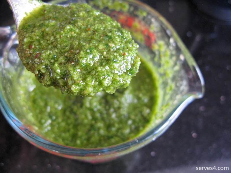 Quick Pasta Recipe for Baby: Pesto with Almond