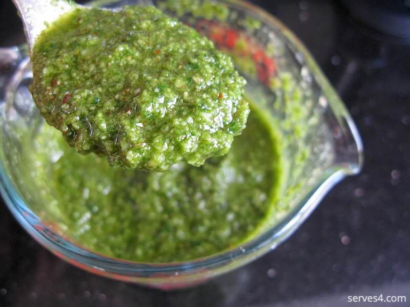 Quick Pasta Recipe for Baby: Pesto with Almond