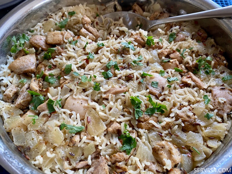 Recipe for Harissa Chicken and Rice