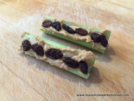 Here's a super quick and easy snack idea that's great for older babies and children with after school munchies.