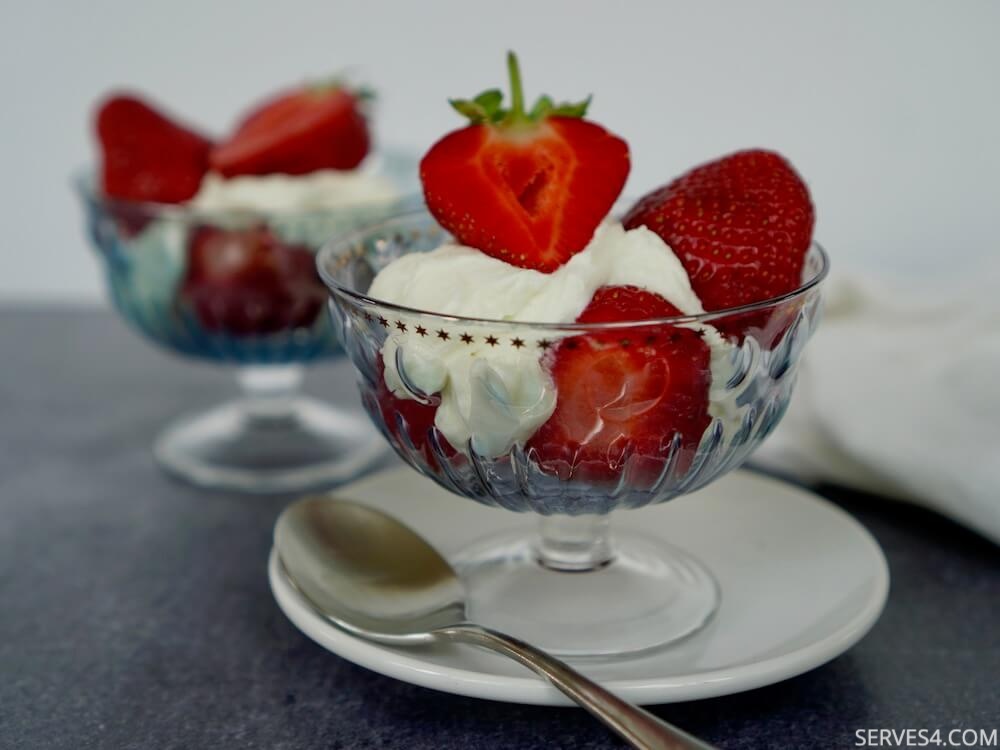 Strawberries and cream recipe