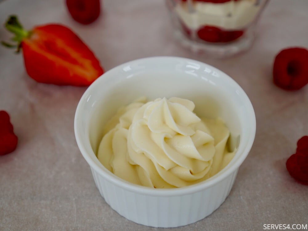 Easy Whipped Mascarpone Cream