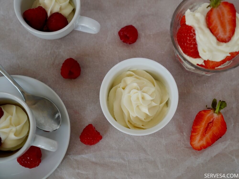 Easy Whipped Mascarpone Cream