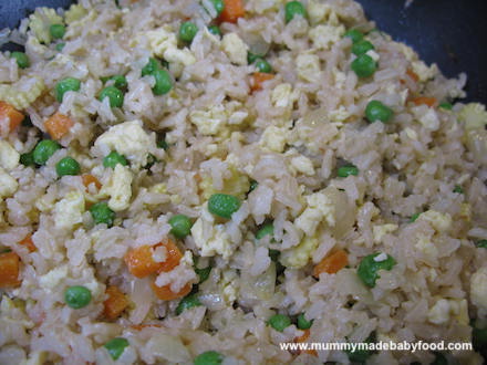 Baby Rice Recipe: Vegetable Fried Rice