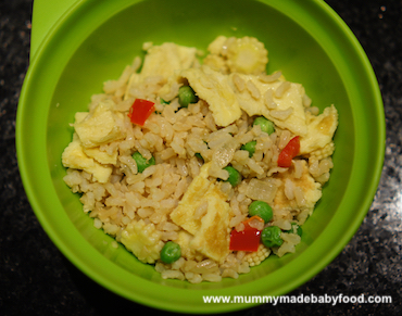 Baby Rice Recipe: Vegetable Fried Rice