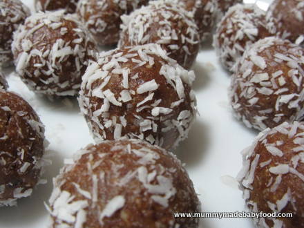 Baby Snack Idea: Raw Chocolate Truffles