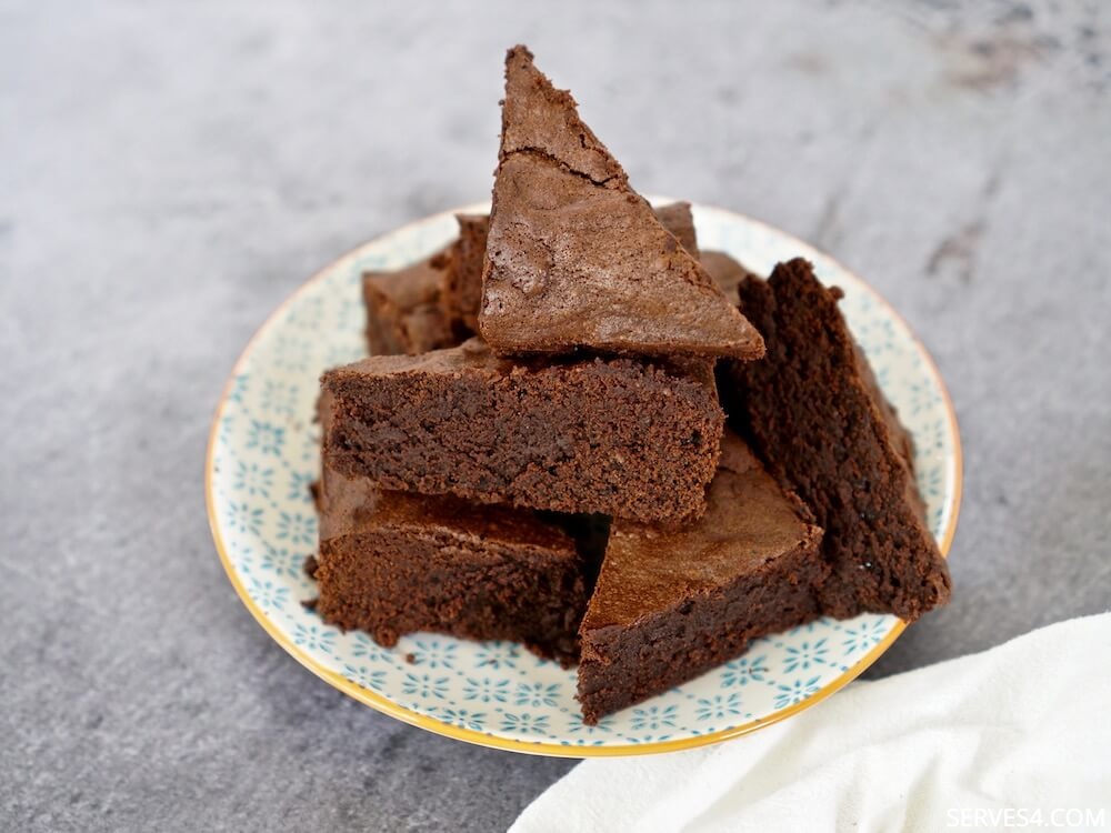 Chocolate Brownies on a plate