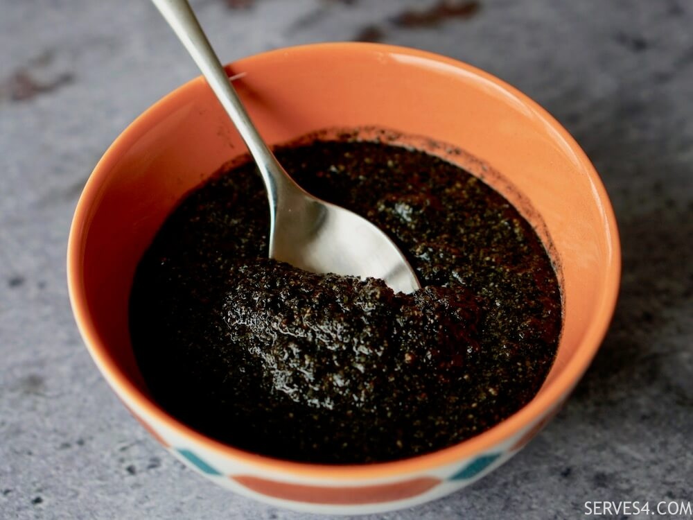 This black sesame paste recipe is super easy to make and is a popular ingredient in East Asian desserts, with its fragrant aroma and nutty flavour.