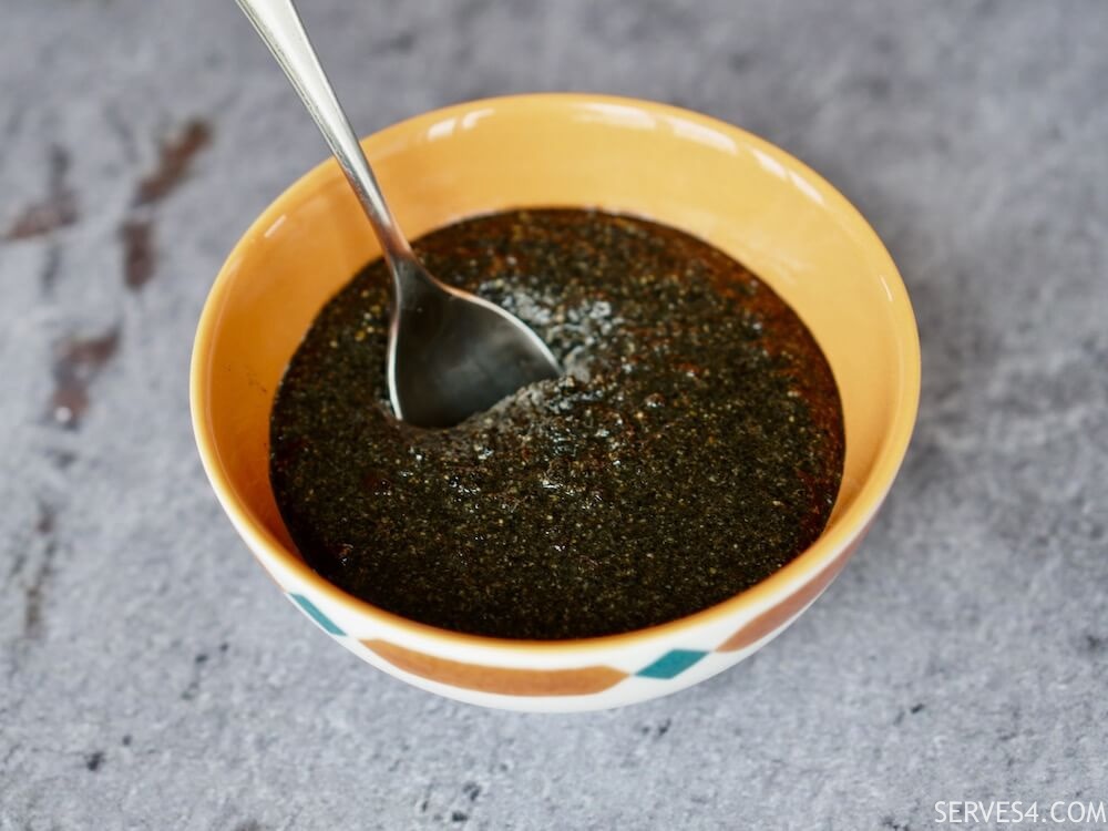 Black Sesame Paste Recipe (黑芝麻酱)v