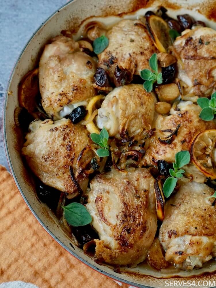 Chicken with Lemon and Olives