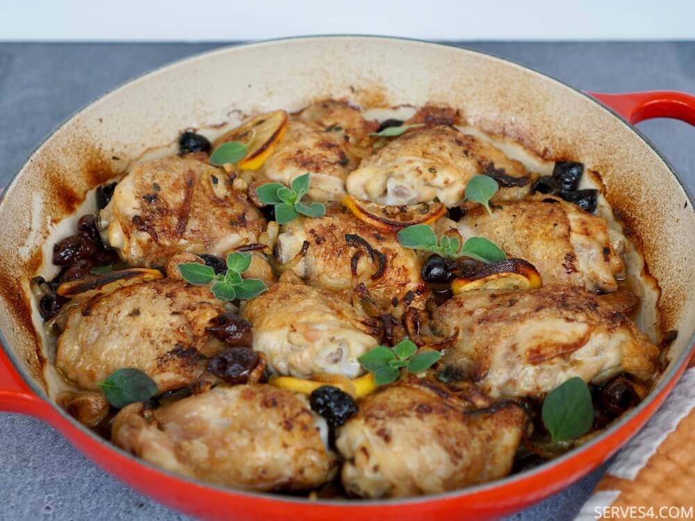 Chicken with Lemon and Olives