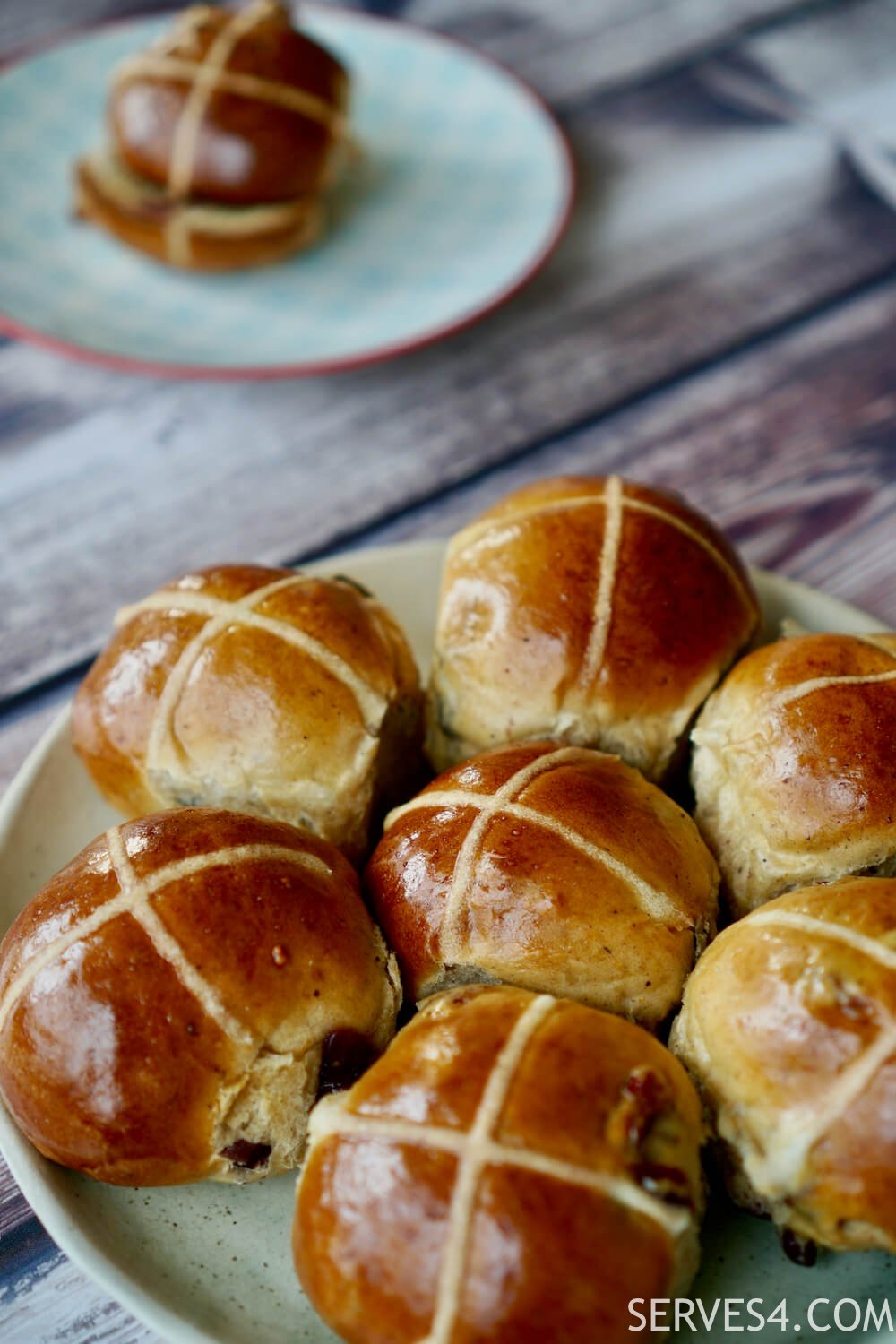 These sweet, spiced and fruity Easter hot cross buns are simply irresistible!