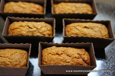 Home Made Cake: Sugar-Free Mini Carrot Loaves