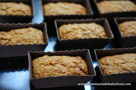 Sugar Free Mini Carrot Loaves